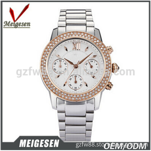 luxury watch charm diamond women wristwatch custom brand